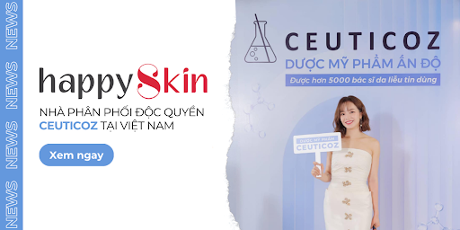HappySkin Trở Thành Nhà Phân Phối Độc Quyền Ceuticoz Tại Việt Nam